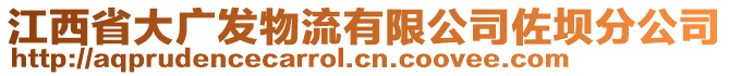 江西省大廣發(fā)物流有限公司佐壩分公司