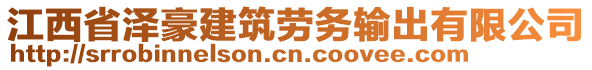 江西省澤豪建筑勞務(wù)輸出有限公司