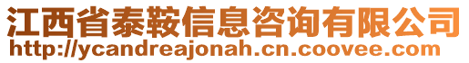 江西省泰鞍信息咨詢有限公司