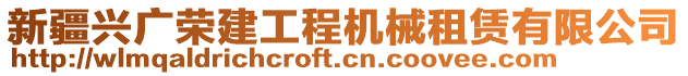 新疆兴广荣建工程机械租赁有限公司