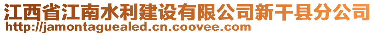 江西省江南水利建設有限公司新干縣分公司