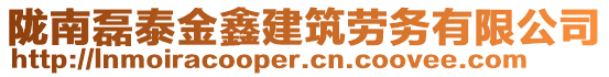 隴南磊泰金鑫建筑勞務(wù)有限公司