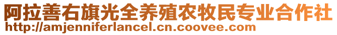 阿拉善右旗光全養殖農牧民專業合作社
