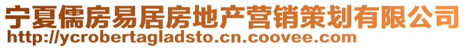 寧夏儒房易居房地產(chǎn)營(yíng)銷策劃有限公司