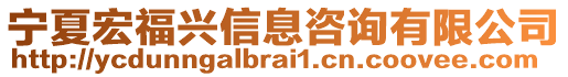 寧夏宏福興信息咨詢有限公司