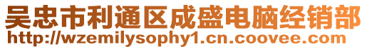 吳忠市利通區(qū)成盛電腦經(jīng)銷部