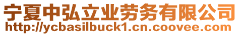 寧夏中弘立業(yè)勞務(wù)有限公司