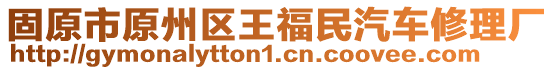 固原市原州區(qū)王福民汽車修理廠