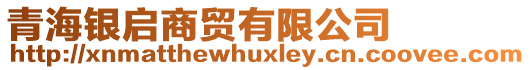 青海銀啟商貿(mào)有限公司