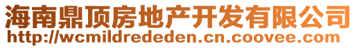 海南鼎頂房地產(chǎn)開發(fā)有限公司