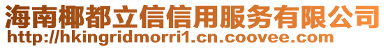 海南椰都立信信用服務(wù)有限公司