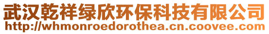 武漢乾祥綠欣環保科技有限公司