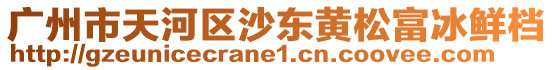 廣州市天河區沙東黃松富冰鮮檔