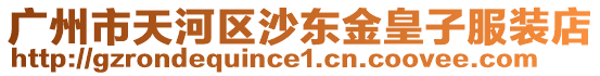 廣州市天河區沙東金皇子服裝店