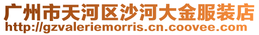 廣州市天河區沙河大金服裝店