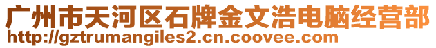 廣州市天河區(qū)石牌金文浩電腦經(jīng)營部