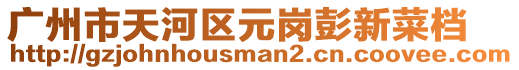 廣州市天河區元崗彭新菜檔