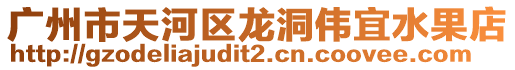 廣州市天河區(qū)龍洞偉宜水果店