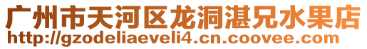 廣州市天河區龍洞湛兄水果店
