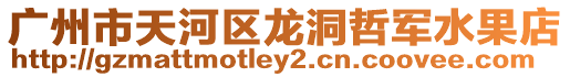 廣州市天河區龍洞哲軍水果店