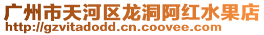 廣州市天河區龍洞阿紅水果店