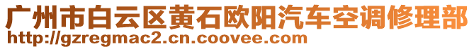 廣州市白云區(qū)黃石歐陽(yáng)汽車空調(diào)修理部