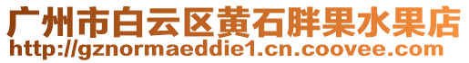 廣州市白云區(qū)黃石胖果水果店