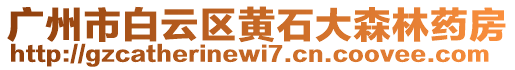 廣州市白云區(qū)黃石大森林藥房