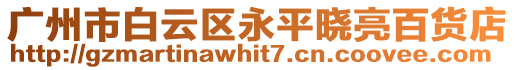 廣州市白云區(qū)永平曉亮百貨店