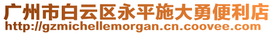 廣州市白云區(qū)永平施大勇便利店