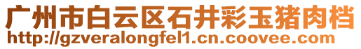 廣州市白云區石井彩玉豬肉檔