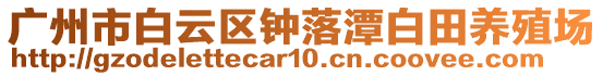 廣州市白云區鐘落潭白田養殖場