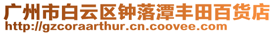 廣州市白云區(qū)鐘落潭豐田百貨店
