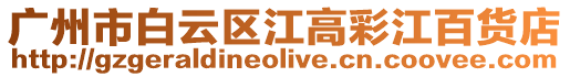 廣州市白云區江高彩江百貨店