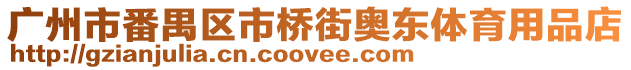 廣州市番禺區市橋街奧東體育用品店