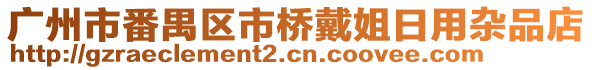 廣州市番禺區(qū)市橋戴姐日用雜品店