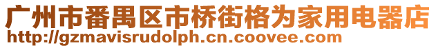 廣州市番禺區市橋街格為家用電器店