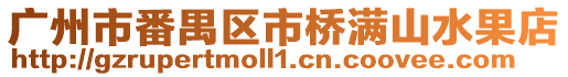 廣州市番禺區市橋滿山水果店