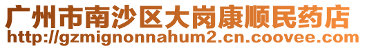 廣州市南沙區(qū)大崗康順民藥店