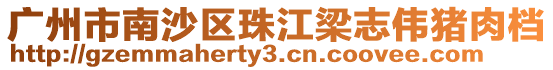 廣州市南沙區珠江梁志偉豬肉檔