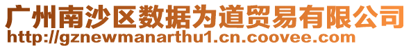 廣州南沙區數據為道貿易有限公司