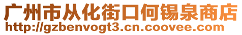 廣州市從化街口何錫泉商店