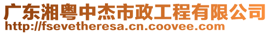 廣東湘粵中杰市政工程有限公司