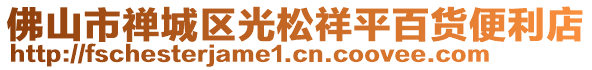 佛山市禪城區(qū)光松祥平百貨便利店