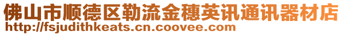 佛山市順德區勒流金穗英訊通訊器材店