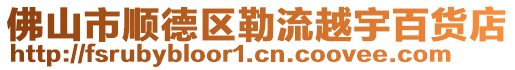 佛山市順德區(qū)勒流越宇百貨店