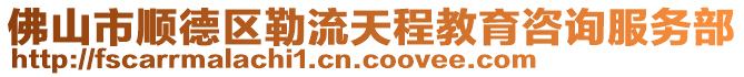 佛山市順德區勒流天程教育咨詢服務部