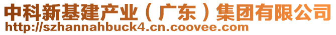 中科新基建產(chǎn)業(yè)（廣東）集團(tuán)有限公司