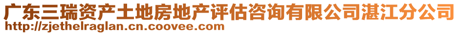 廣東三瑞資產(chǎn)土地房地產(chǎn)評估咨詢有限公司湛江分公司