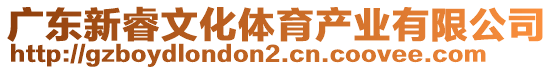 廣東新睿文化體育產(chǎn)業(yè)有限公司